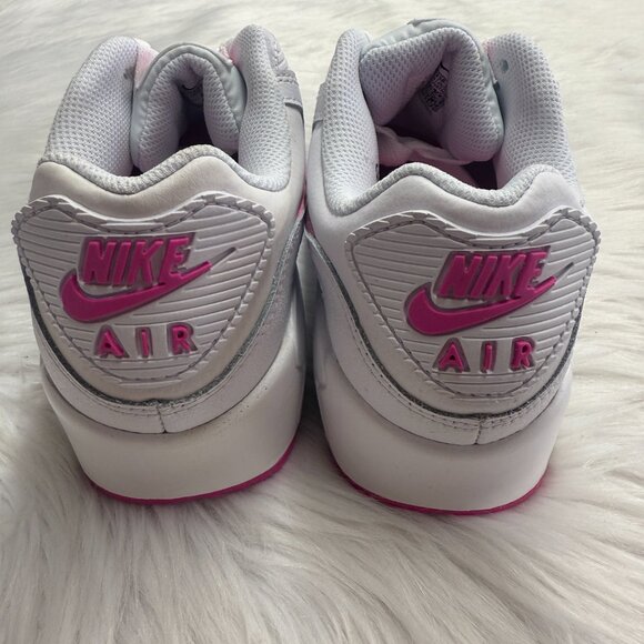 Nike Air Max 90 Low Running Shoes White Pink HF6358-101 VNDS GS Sz 5.5/WMNS 7 - Picture 5 of 7